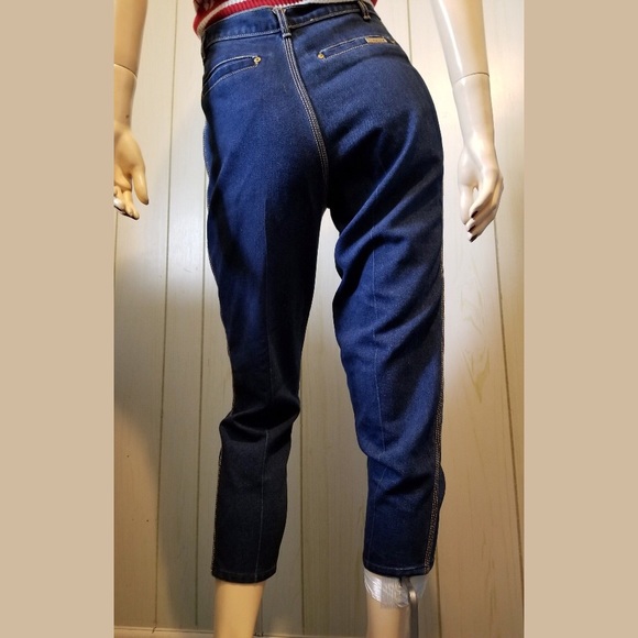 💋Vintage 80s PS GITANO High Waisted Blue Jeans wOw! - Picture 1 of 8